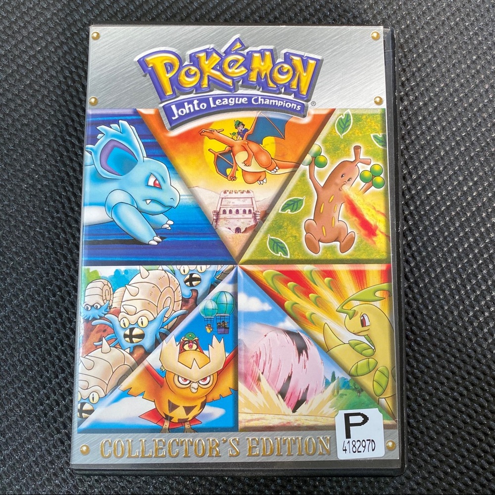 Pokémon Johto League Champions DVD